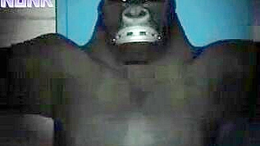 Monkey Trashes Hairy MILF's Dark Head, 3D movie