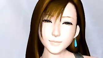 Busty 3D Hottie Gets Blowjob from Cock