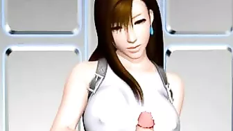 Busty 3D Hottie Gets Blowjob from Cock