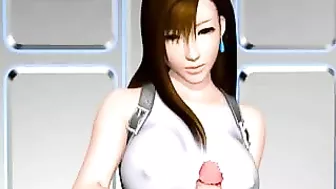 Busty 3D Hottie Gets Blowjob from Cock