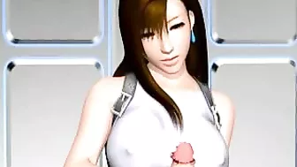 Busty 3D Hottie Gets Blowjob from Cock