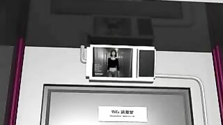 Chained 3D Animated Hentai Girl Fingered Her Pussy With Big Tits
