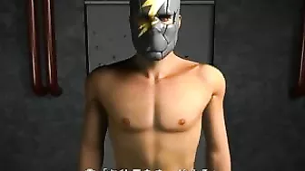 Chained 3D Animated Hentai Girl Fingered Her Pussy With Big Tits