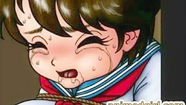 Bound 3D Animated Coed with Huge Boobs Doggystyle Fucked in Boy/Girl Hentai