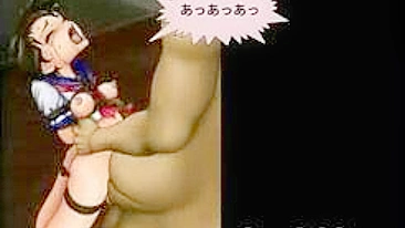 Bound 3D Animated Coed with Huge Boobs Doggystyle Fucked in Boy/Girl Hentai