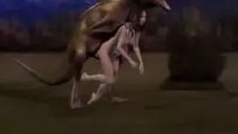 Brunette Milf Gets Banged by Prehistoric Creature Brunette Milf Gets Banged by Prehistoric Creature