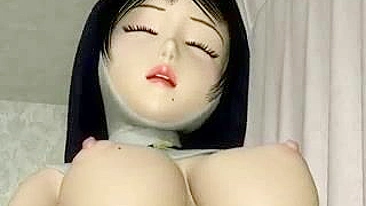 Hot Nun Masturbates to Wet Orgasm -Experience the Thrill of 3D Anime Porn!