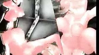 Blonde 3D Animated Porn Comic - Big Tit Shemale Fucks Hot Blonde