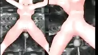 Blonde 3D Animated Porn Comic - Big Tit Shemale Fucks Hot Blonde