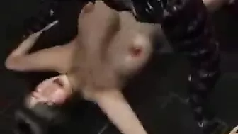 Alien Monster Fucks Brunette Milf