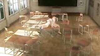 Busty 3D Schoolgirl Gets Fucked in Class, busty, 3d,  schoolgirl,  gets fucked, class