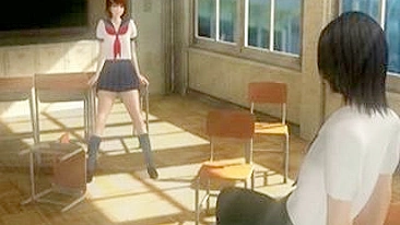 Busty 3D Schoolgirl Gets Fucked in Class, busty, 3d,  schoolgirl,  gets fucked, class