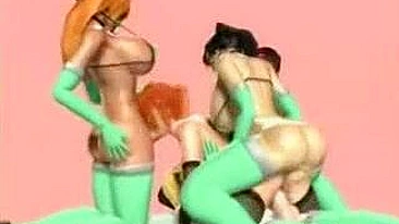 3D Shemale in Uniform Sex