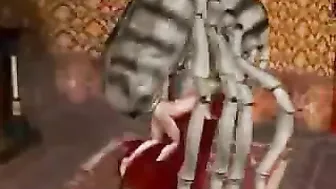 Alien Bug Fucks Blonde MILF - Huge Size!