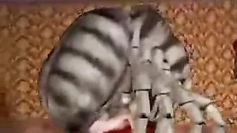 Alien Bug Fucks Blonde MILF - Huge Size!