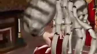 Alien Bug Fucks Blonde MILF - Huge Size!