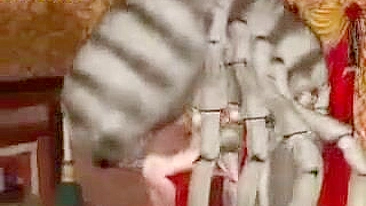 Alien Bug Fucks Blonde MILF - Huge Size!