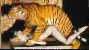 Tiger Fucks Girl - 3D Animation of a tiger fucking a girl.