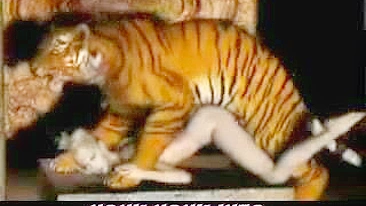 Tiger Fucks Girl - 3D Animation of a tiger fucking a girl.