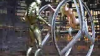 Damaged Milf's Hot Alien Body Gets Blissful BJ