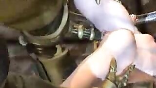 Damaged Milf's Hot Alien Body Gets Blissful BJ