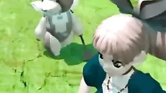 Monstrous Threesome in the Forest - 3D Hentai Fucking Monstrous Threesome in the Forest - 3D Hentai Fucking