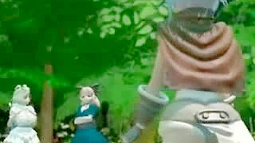 Monstrous Threesome in the Forest - 3D Hentai Fucking