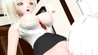 3D Cartoon Hottie Gets Pussylicked