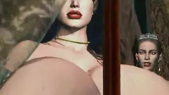 Big-Boobed 3D Porn Star's Dirty Fantasies