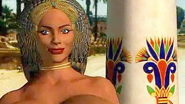 Big-Boobed 3D Porn Star's Dirty Fantasies