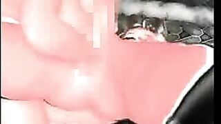 3D Hentai Shemale Gets Jerked Off by Busty Anime