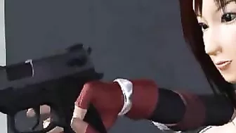 Anime Babe's Orgasmic Reaction to Massive Cumshot