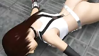 Anime Babe's Orgasmic Reaction to Massive Cumshot