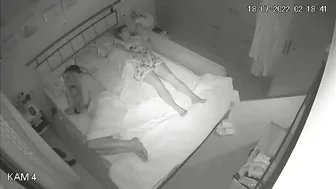 Hidden cam catches, wife wakes up Masturbating while husband sleeps next to! Hidden cam catches, wife wakes up Masturbating while husband sleeps next to!