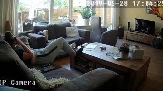 Hidden cam in the closet captured footage of my sister engaging in self-pleasure