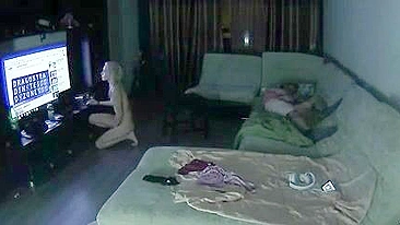 Teen Bro Caught Spying on Sis's Nude Masturbation Act
