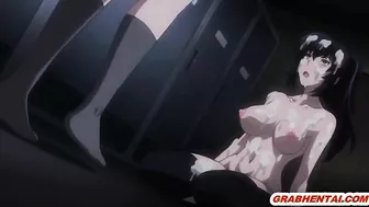 Coed Brutally Tentacle Fucked and Cummed All Over Her Body