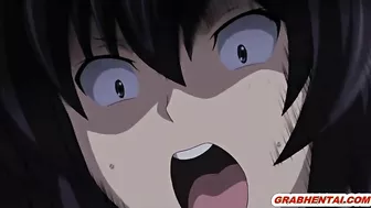 Coed Brutally Tentacle Fucked and Cummed All Over Her Body