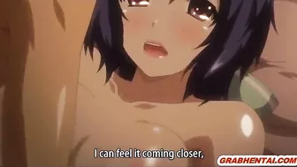 Hentai with Big Boobs Gets Poked and Cummed All Over
