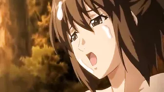 Busty Hentai Gangbang and Cream Pie in the Forest