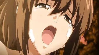 Busty Hentai Gangbang and Cream Pie in the Forest