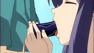 Bound and Gagged Anime Threesome Fucked with Muzzle