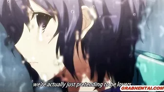 Coed Japanese hentai gets squeezed her breasts in this steamy scene Coed Japanese hentai gets squeezed her breasts in this steamy scene