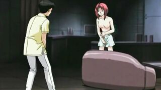 Redhead Hentai Self-Masturbation and Cum Reception