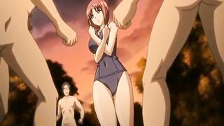 Virgin Gets Gangbanged in Hot Swimsuit Hentai