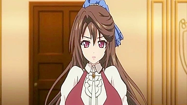 Redhead Anime Maid Wet Pussy Fucked by her Master