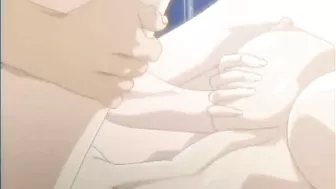 Japanese Anime Threesome Hard Fucked by Bandits