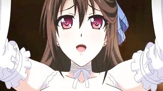 Anime Maid with Big Boobs Gets Wet and Poked by her Master