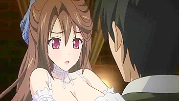 Anime Maid with Big Boobs Gets Wet and Poked by her Master