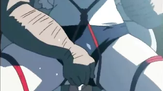 Anime Bondage Cutie Gets Hard Poked from Behind by her Master